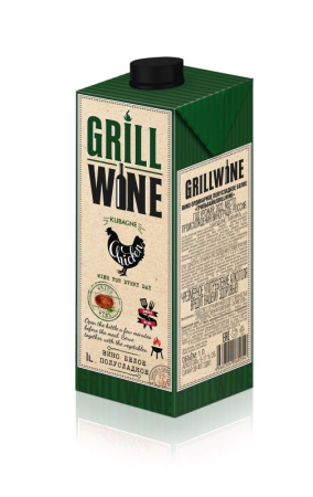 Вино ГРИЛЬВАЙН ординарн., белое п/сл. т/пак 1л 9%